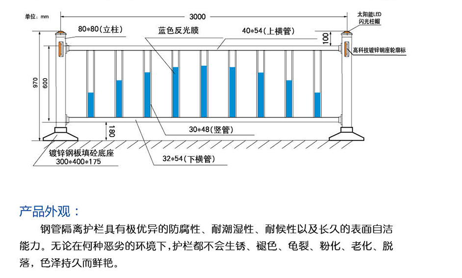 市政道路鋼管護欄-12